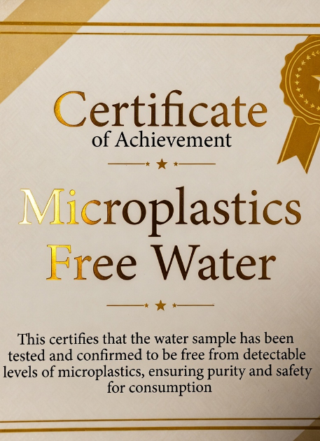 certificat d'eau HYPER